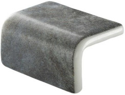 Мозаика Ezarri Corner Dolerite Safe стекло 3х5х2.5 см матовая, антислип чип 50х50 мм, серый