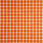 Мозаика Ezarri 2538-D стекло 31.3х49.5 см глянцевая чип 25х25 мм, оранжевый