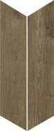 Керамогранит Marrone Chevron 11x54 Marazzi Ragno Ossimori матовый напольная плитка R9ST