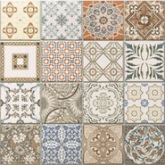 Керамогранит Realonda Provenza Deco 44,2x44,2 универсальный глазурованный, матовый