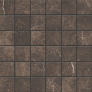 Мозаика MOG401 30x30 полированная керамогранит чип 5x5 мм, коричневый 68909