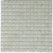 Мозаика Marble Mosaic White Shell Convex ракушка 30.5х30.5 см чип 20х20 мм, белый