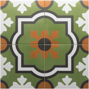 Декор Rivoli Monaco Verde 20x20 Equipe керамогранит матовый 30711