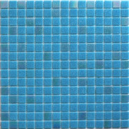 Мозаика MIX29 стекло синий 32.7х32.7 см NSmosaic Econom Series глянцевая чип 20х20 мм