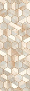 Настенная плитка EC. Rodas DC.Hex Warm 33.3x100 Eco Ceramica глянцевая керамическая