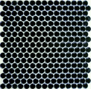 Мозаика NSmosaic PS1900-09 керамика глянцевая 29.4х31.5 см чип 19х19 мм, черный