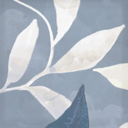 Настенная плитка Leaves Blue 15х15 Eletto Ceramica Wood матовая керамическая