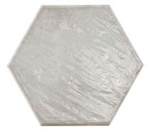 Керамогранит Rain Grigio Hex 19.8х22.8 Prissmacer глянцевый, рельефный (рустикальный) универсальный 78803261