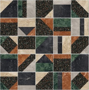 Декор Play Marble Black 20x20 матовый керамогранит