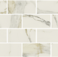 Мозаика I Classici Calacatta Gold 7,5x15 6 mm Mur. Matte (753303) керамогранит 30х30 см матовая, белый, серый