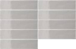 Декор Gradient Decor Greige Gloss (109166) 7,5х30 Wow глянцевый керамический