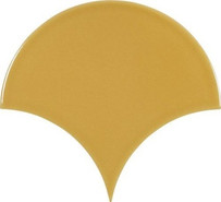 Настенная плитка Escamas Dynamic Mostaza керамическая