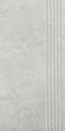 Ступень фронтальная Scratch Bianco Stopnica Prosta Nacinana Mat. 29,8x59,8 G1  керамогранит матовая 5900144086227