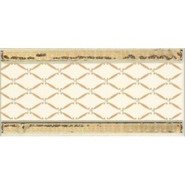 Бордюр Cenefa Delis Marfil Gold 20x10 глянцевый