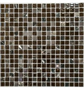 Мозаика Alana стекло/камень 30х30 (1.5x1.5)