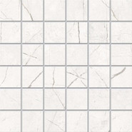Мозаика NL00 30x30 неполированная керамогранит Estima Nolana чип 50х50 мм, белый, серый 70766