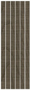 Мозаика Living Ceramics Riga Mosaic 590 Walnut 30x90 керамогранит матовая коричневый LV11795
