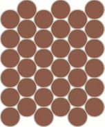 Мозаика Этернум Гласс Корал Лаунж керамогранит 26.2х30.2 см матовая, бордовый 620110000192