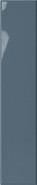 Настенная плитка Plinto Blue Gloss 10.7х54.2 DNA Tiles глянцевая керамическая 78803273