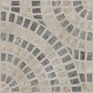 Декор Marble-Beton Круговой Темный Лаппато Ректификат 60х60 керамогранит