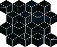 Декор T017/14026 Греппи Черный Мозаичный 37.5х45 Kerama Marazzi глянцевый керамический