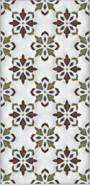 Декор STG/B619/16000 Клемансо Орнамент 7.4x15 Kerama Marazzi глянцевый керамический