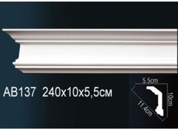 Перфект Карниз потолочный гладкий AB137F