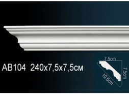Перфект Карниз потолочный гладкий AB104F