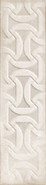 Настенная плитка Relieve Drop Ivory Brillo 7.5х30 глянцевая керамическая