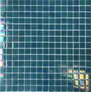 Мозаика из стекла PIX103, чип 20x20 мм, бумага 316х316х4 мм глянцевая, синий