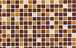 Мозаика Marron - часть 7 2.5x2.5 стекло 31.3х49.5