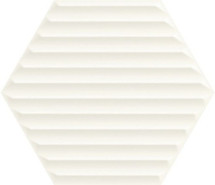 Настенная плитка Woodskin Bianco Heksagon Struktura B 17.1x19.8 матовая керамическая