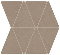 Мозаика Boost Natural Ecru Mosaico Rhombus 36,7x33,8 керамогранит матовая, коричневый A7CP