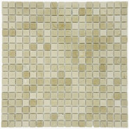 Мозаика Marble Mosaic Amasya beige Pol камень 30.5х30.5 см полированная чип 15х15 мм, бежевый