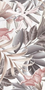 Настенная плитка Acate Flora 1 31.5x63 Azori глянцевая керамическая 927123