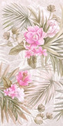Настенная плитка Livorno Fiori 2 31.5x63 Керлайф матовая керамическая 924893