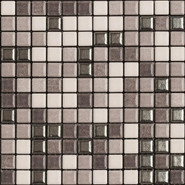 Мозаика Mix Standard Wellness and Pool 03 керамика 30х30 см Appiani матовая чип 25х25 мм, бежевый, коричневый XWEL 703