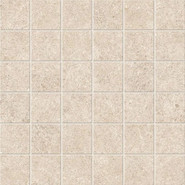 Мозаика Boost Stone Ivory Mosaico Matt 30x30 керамогранит матовая, бежевый A7DE