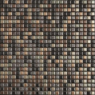 Мозаика Mix Standard Architecture Metal 1 керамика 30х30 см Appiani матовая чип 12х12 мм, бежевый, коричневый, серый XMTL 401