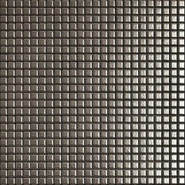 Мозаика Metallica Alluminio керамика 30х30 см Appiani глянцевая чип 12х12 мм, коричневый MTL 4006