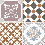 Напольная плитка Chic Helen Warm 45x45 матовая керамическая
