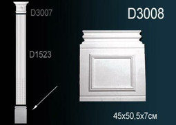 База Пилястры D3008 (5) Перфект полиуретан