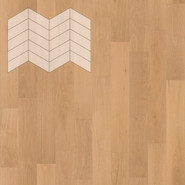 Паркетная доска Lab Arte Chevron Дуб Натур Флора лак французская елка 400/328х125х14/3/60°