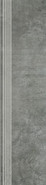 Ступень фронтальная Scratch Nero Stopnica Prosta Nacinana Mat. 29,8x119,8 G1 керамогранит матовая 5900144001930