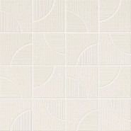 Мозаика Aplomb White Mosaico Arch 32x32 керамика матовая, белый A6SK