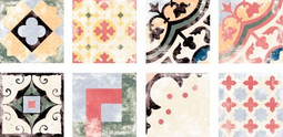 Плитка универсальная MIX Art Decor DC16 20x20 DeShun Ceramics матовая керамическая