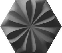 Декор Fiore Graphite Matt (91771) 21,5х25 Wow матовый керамический