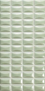 Настенная плитка 3D Bars Bevel Jade Gloss 12.5х25 Wow 3d, глянцевая, рельефная (структурированная) керамическая УТ-00048731