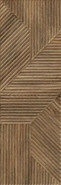 Настенная плитка Woodskin Brown Struktura A 29.8x89.8 матовая керамическая