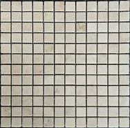 Мозаика PIX 323 Cappucino, мрамор 30.5х30.5 см Pixmosaic матовая чип 23х23 мм, бежевый